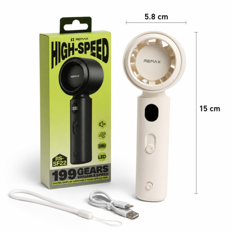 Variable Speed Handheld Fan