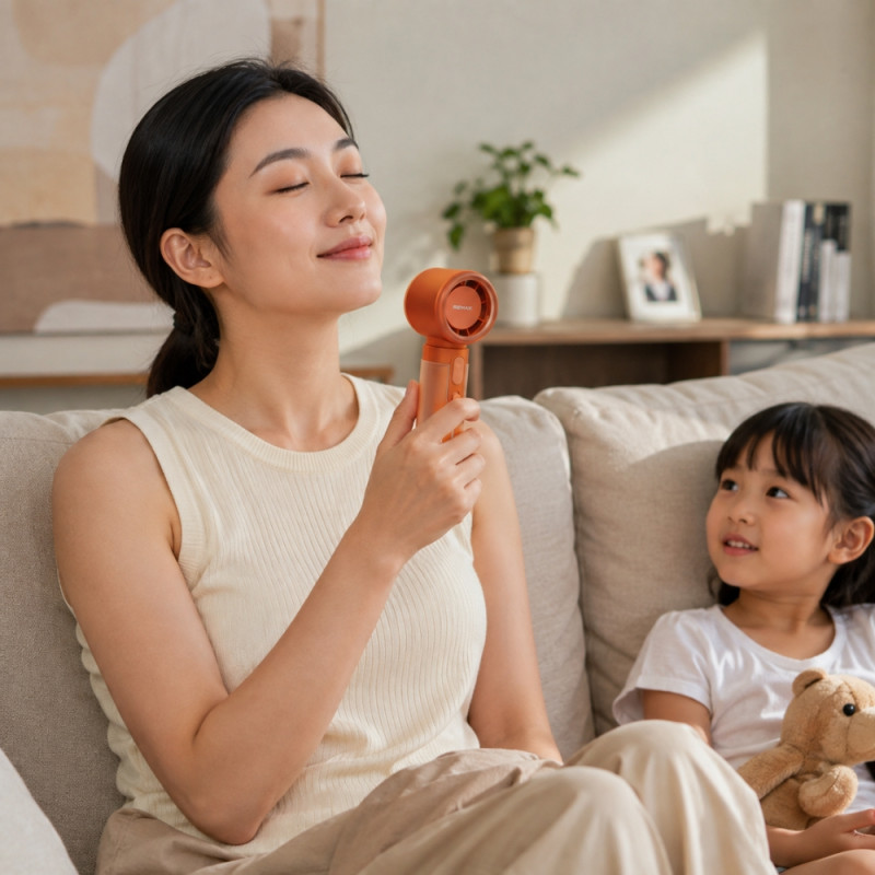 Noiseless Variable Speed Handheld Fan