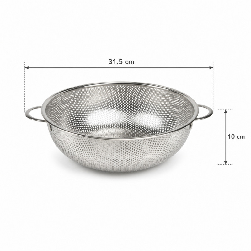 Rice Sieve – Stainless Steel (31.5x10cm)