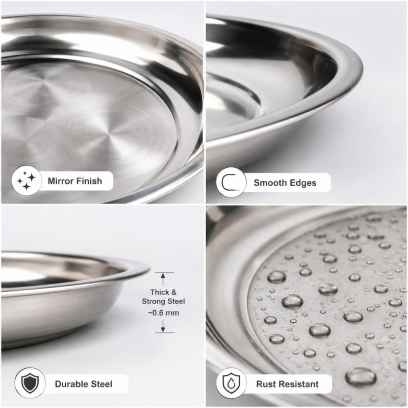 Stainless Steel Serving Tray