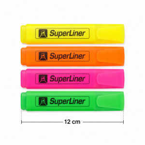 Deluxe Bliss Highlighters Designed for Creative Expression & Office Use – Multi Color (12CM)