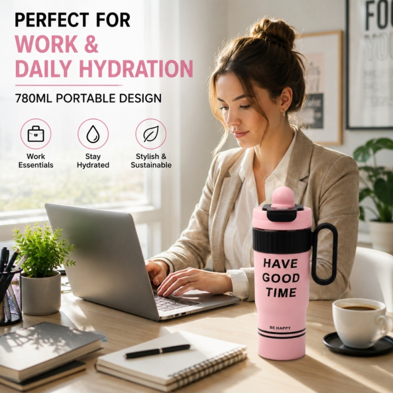 Premium Vacuum Cup - Pink