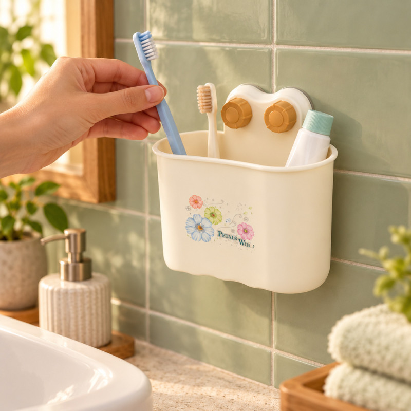 Wall Toothbrush Rack