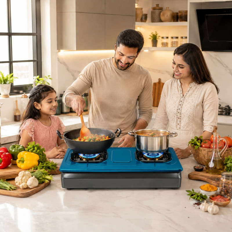 Quality gas stove – Silver Premium Quality (70 x 39 x 15cm)