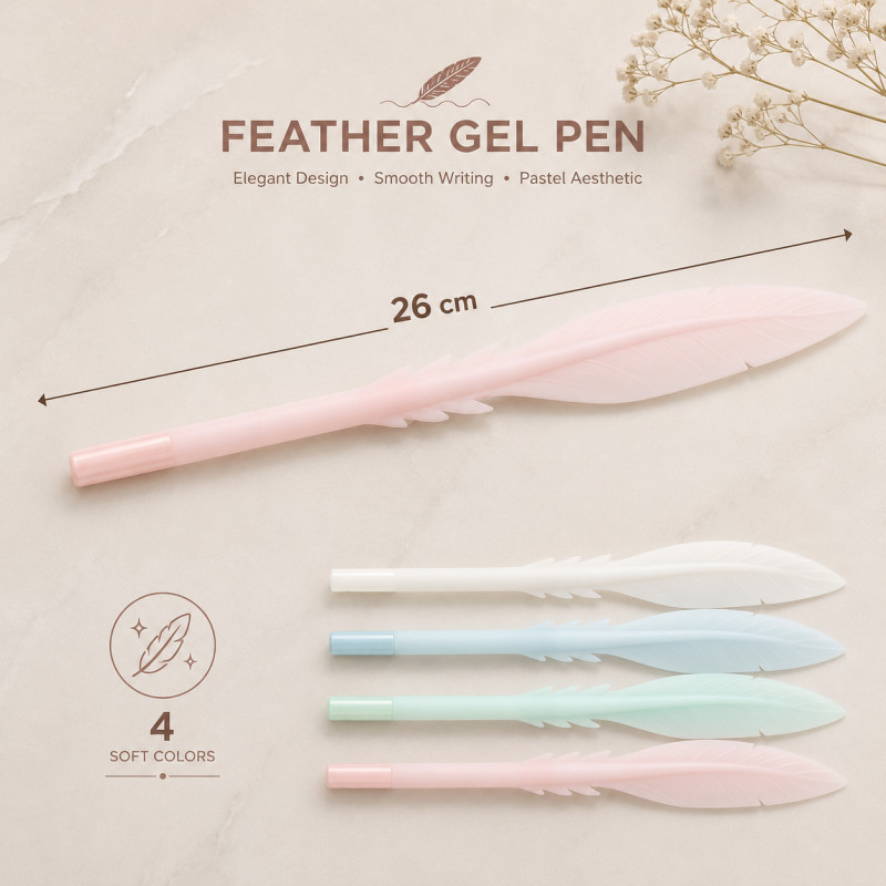 True One Gel Pen Designed for Creative Expression &amp; Office Use – Light Pink (L-26 CM)