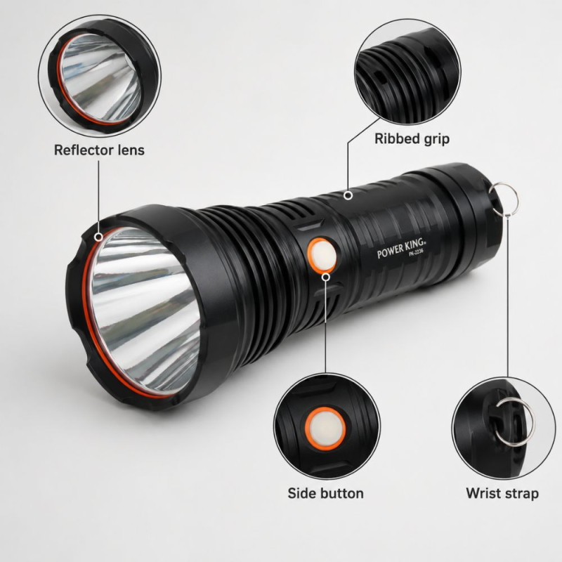 Power King LED Flashlight