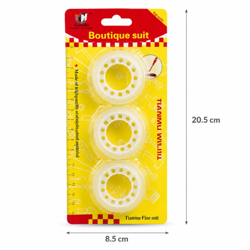 Tianmu Clear Tape (3 PCS) – Yellow
