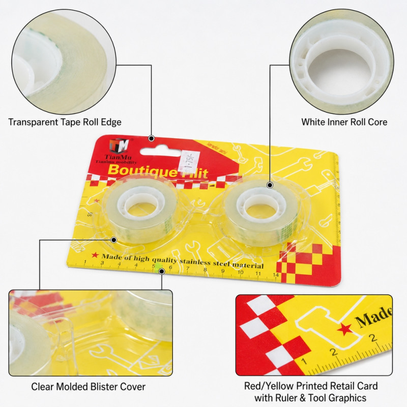 Tianmu Clear Tape Set – Transparent