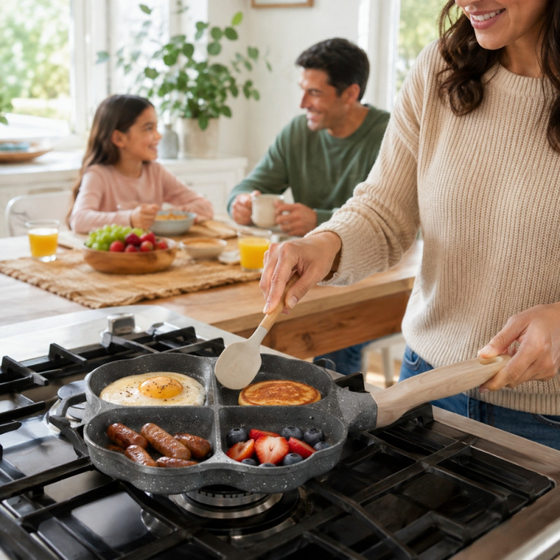 Divided Breakfast Pan