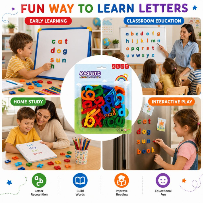 Premium Magnetic letters – MiltiColor Premium Quality (20 x 15 cm)