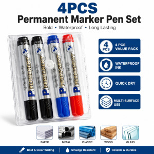 4PCS Permanent Marker Pen Set 4PCS Permanent Marker Pen Set