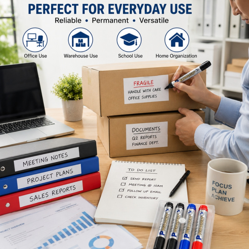 4PCS Permanent Marker Pen Set
