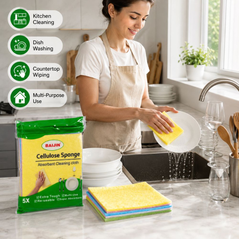 Professional Cleaning Cloths – Green Premium Quality (25 x 20 cm)