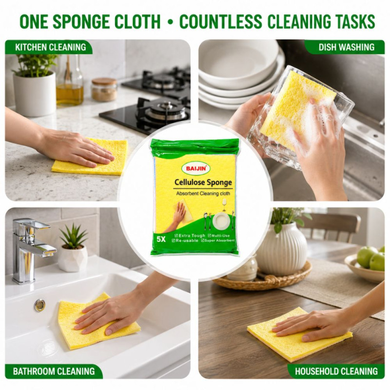 Professional Cleaning Cloths – Green Premium Quality (25 x 20 cm)