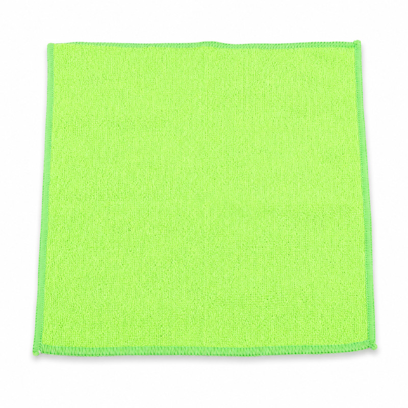 Streak-Free Lime Green Microfiber Cleaning Cloth (30x30cm)