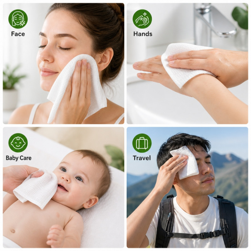 Professional Portable Compressed Towel Tablets – 20pcs Hygienic Travel Set (White)