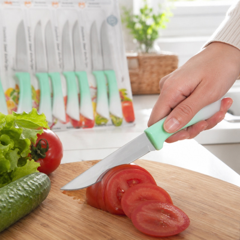 Stainless Steel Knife Set - 12pcs