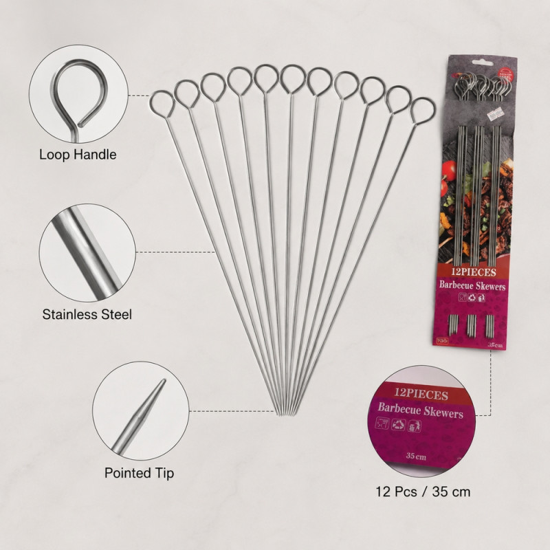 BBQ Skewers - 12pcs
