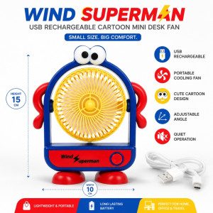Premium Fan – Multi Color Premium Quality (H-15 x W-10)