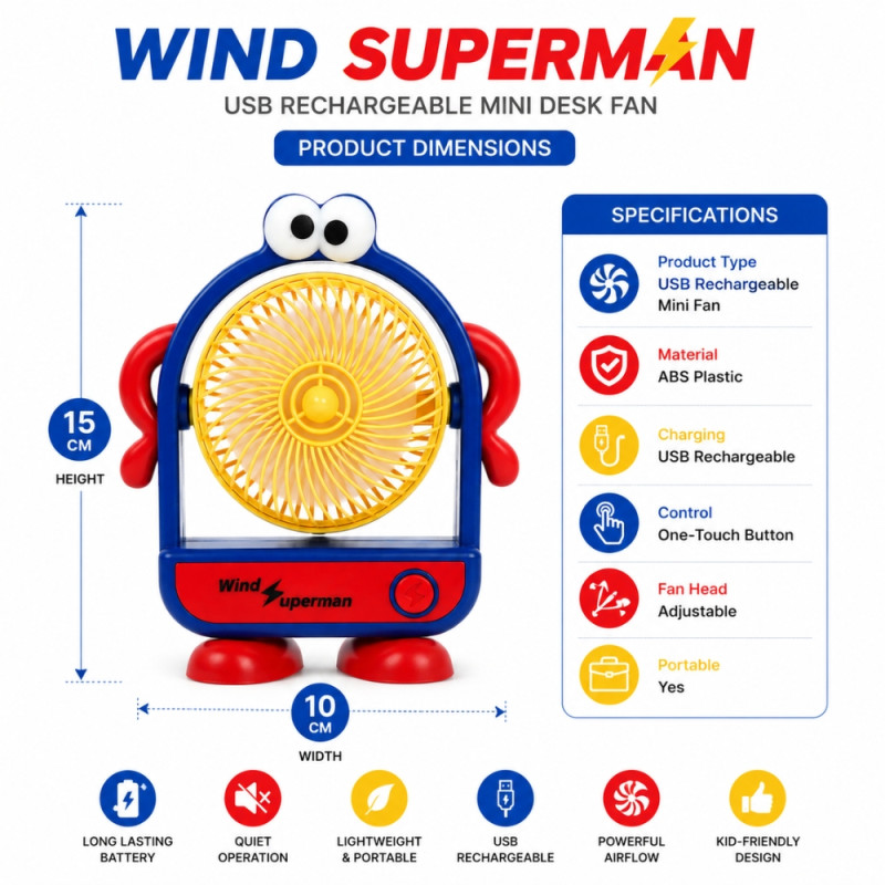 Premium Fan – Multi Color Premium Quality (H-15 x W-10)