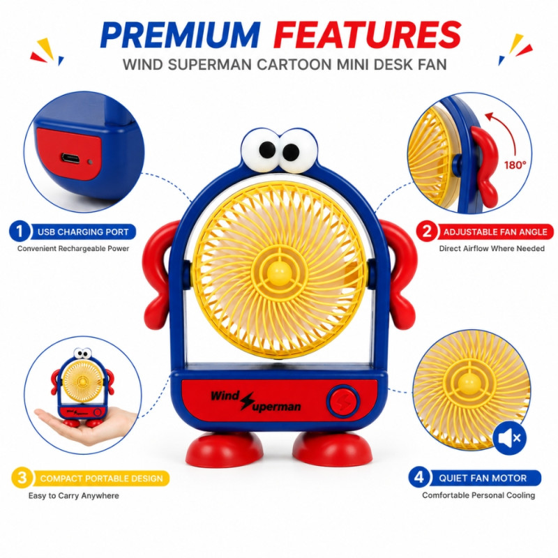 Premium Fan – Multi Color Premium Quality (H-15 x W-10)