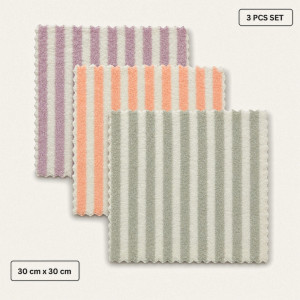 DISH CLOTH Striped Kitchen Towels – Assorted