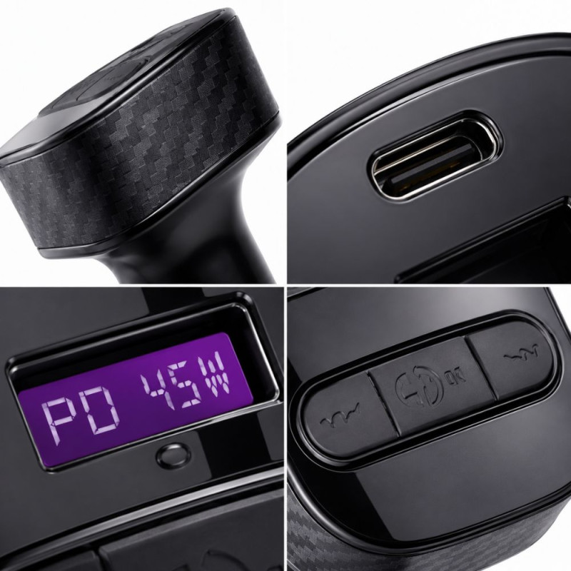 Clear Pro Mobile Phone Charger Designed for Data Storage & Backup – Black 