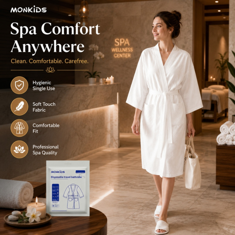 Disposable Travel Bathrobe