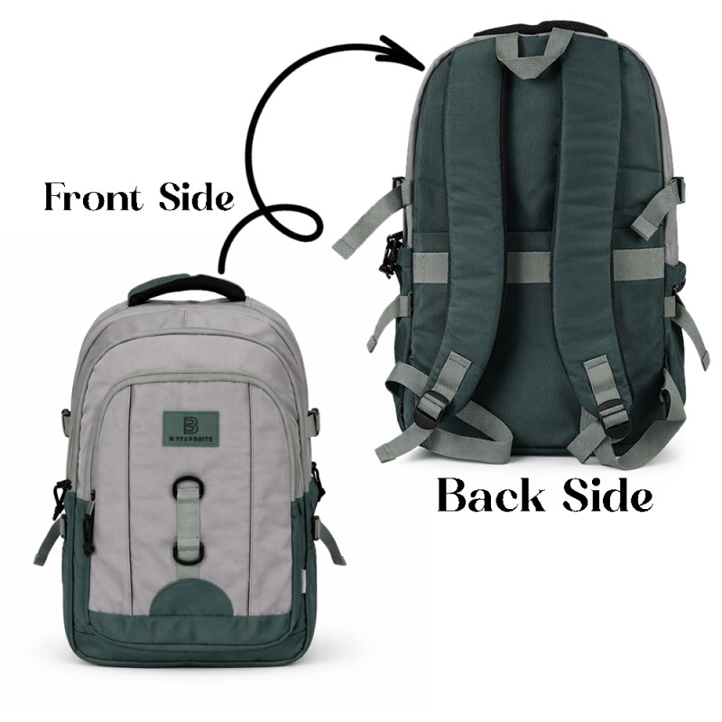 Professional Slim Business & Laptop Backpack – Light Gray (42cm)