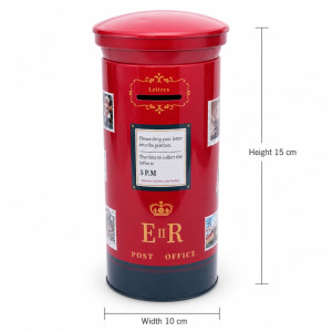 Coin Box (H-15 cm x W-10 cm) – Red