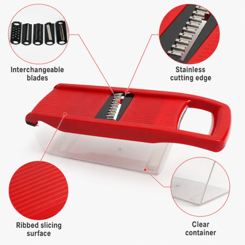Stainless Steel Multifunction Vegetable Slicer