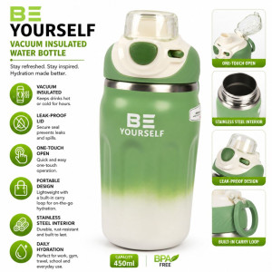 Premium Travel Mug – Green Premium Quality (21 x 7 cm)