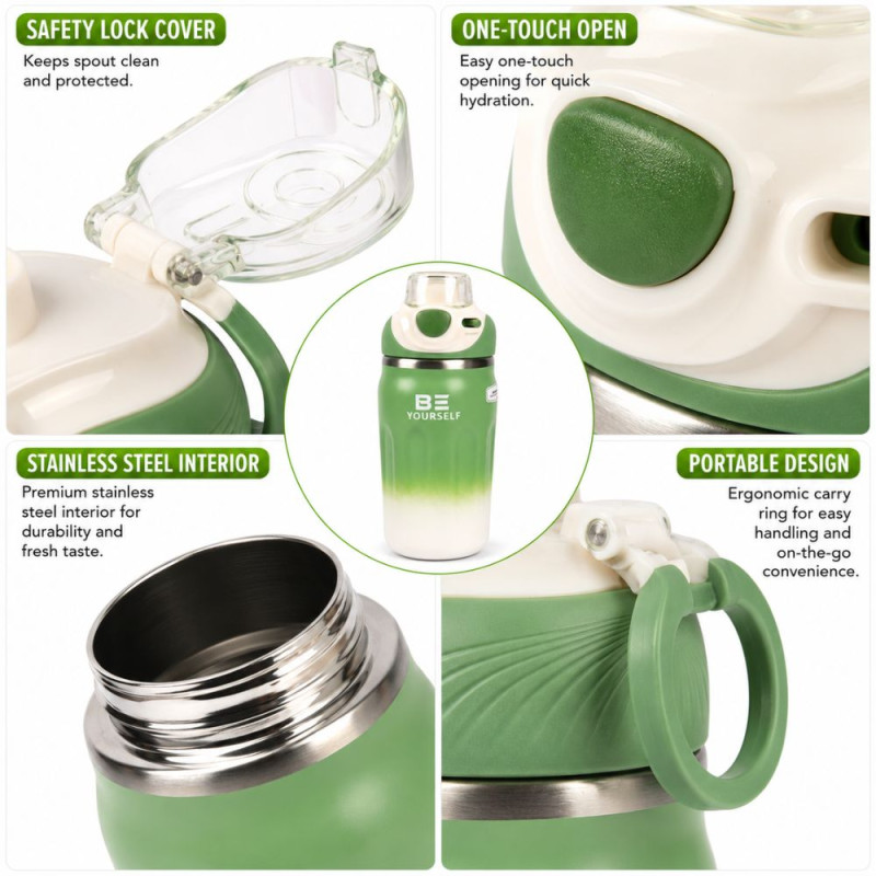 Premium Travel Mug – Green Premium Quality (21 x 7 cm)