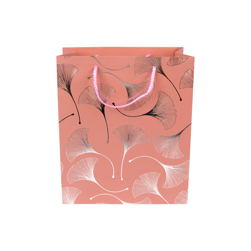 Elegant Matte Paper Gift Bag – Light Pink (32cm)
