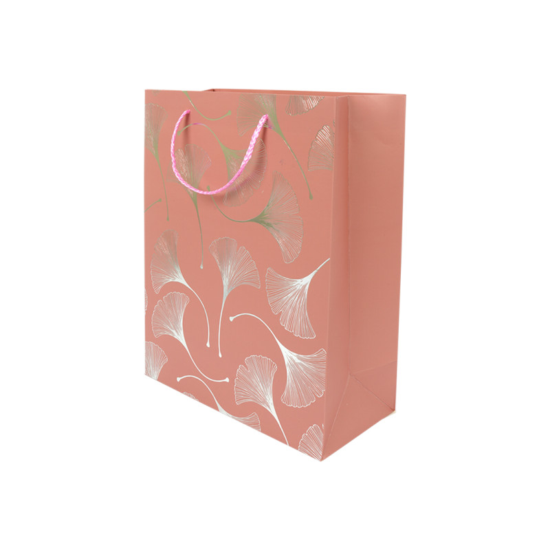Elegant Matte Paper Gift Bag – Light Pink (32cm)