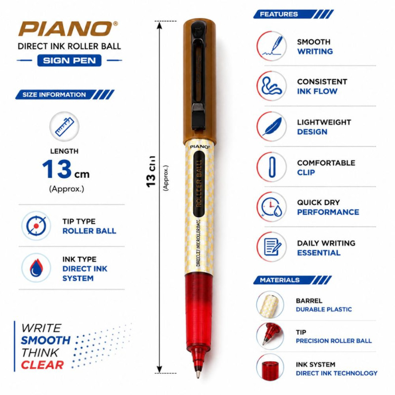 Piano Rollerball Pen