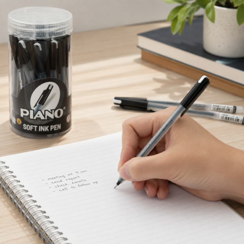 Piano Soft Ink Pen - Assorted Colors