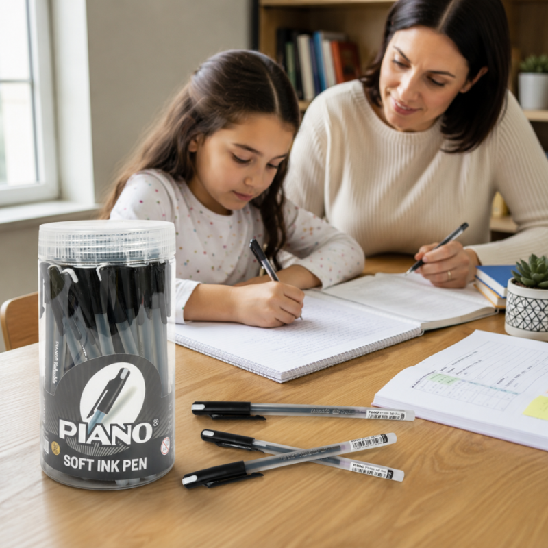 Piano Soft Ink Pen - Assorted Colors