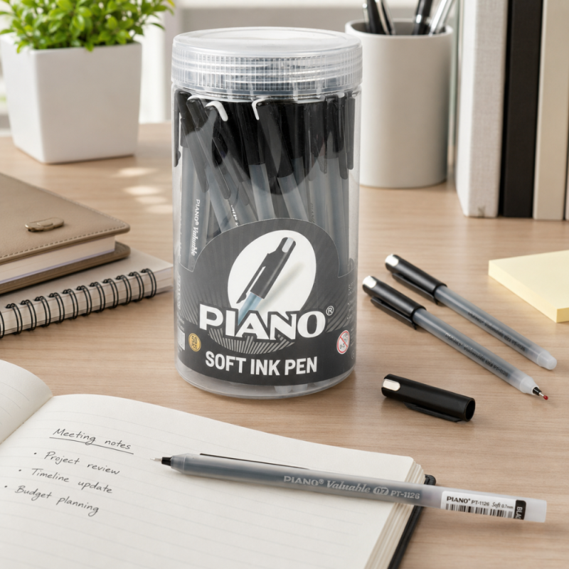 Piano Soft Ink Pen - Assorted Colors