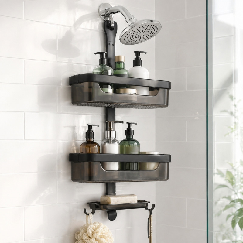 Adjustable Shower Caddy – Shelf