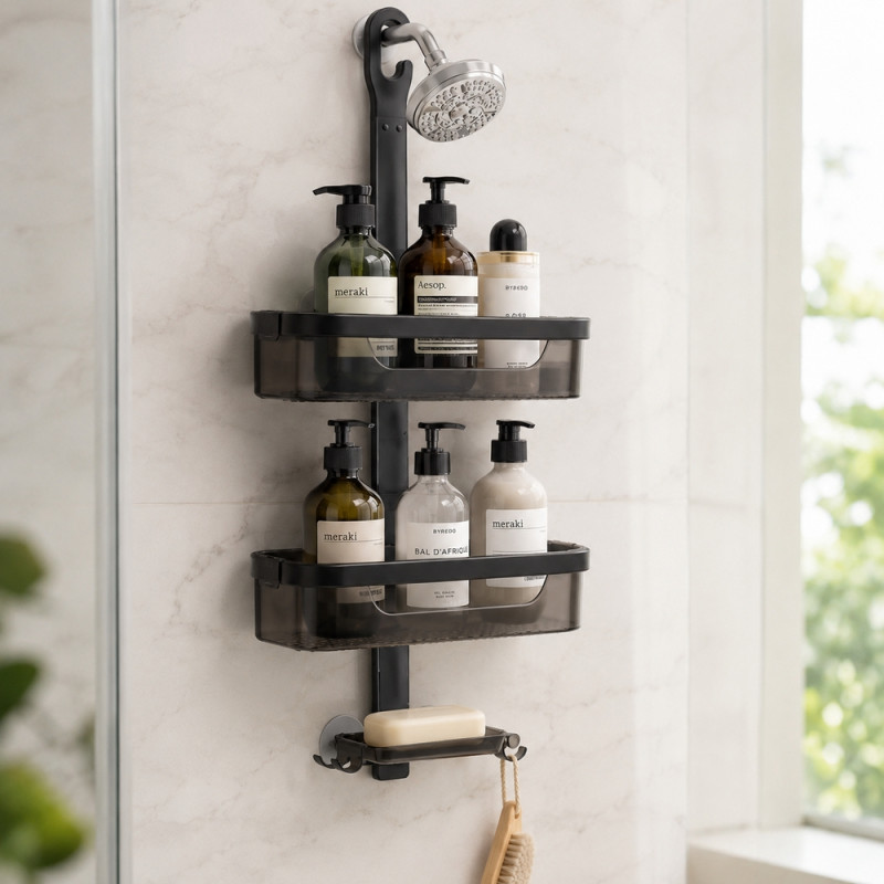 Adjustable Shower Caddy – Shelf