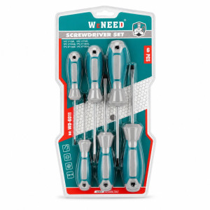 Ultra Spark Screwdriver Set Designed for DIY Projects &amp; Professional Work – Teal (H-16, H-19, H-21, H-15, H-20, H-21 CM)