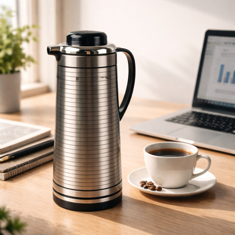 Superior Vacuum Flask – Silver Premium Quality (35cm)