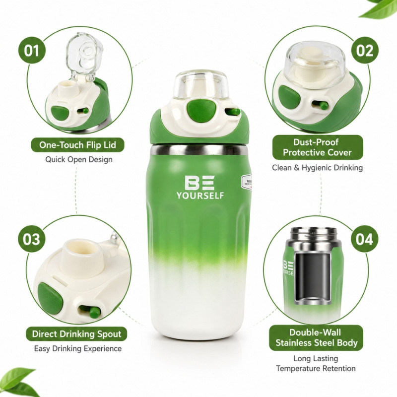 Superior travel mug – White Premium Quality (19x7.5cm)