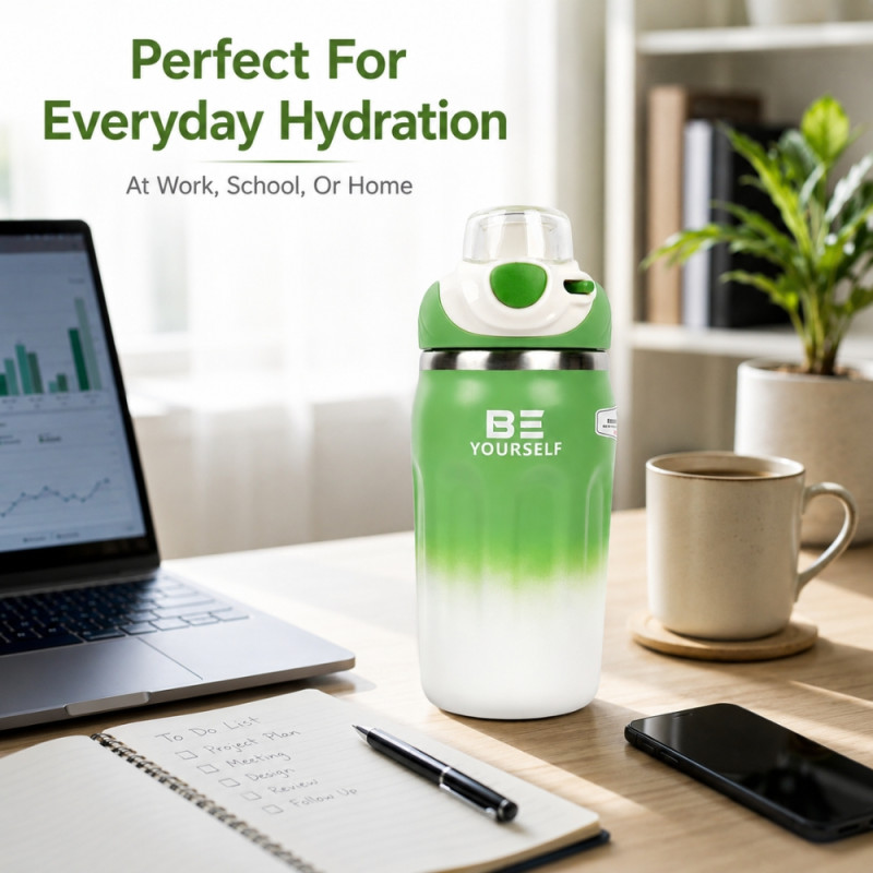 Superior travel mug – White Premium Quality (19x7.5cm)
