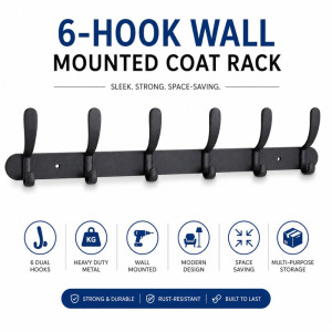 Superior Hook – Black Premium Quality (9.5x45cm)