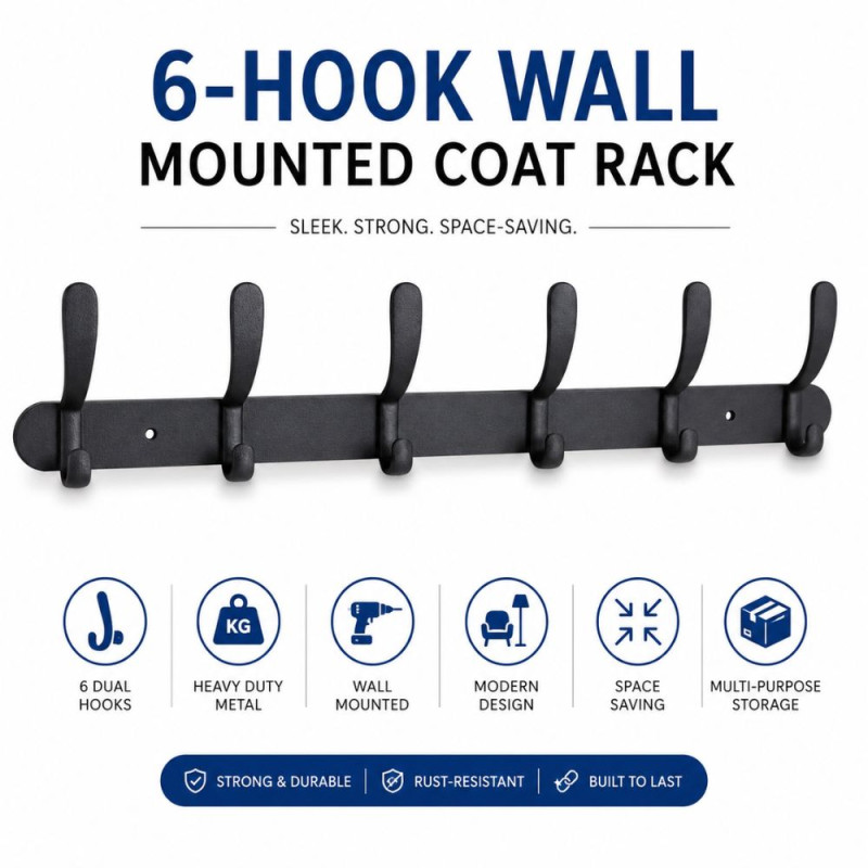 Superior Hook – Black Premium Quality (9.5x45cm)
