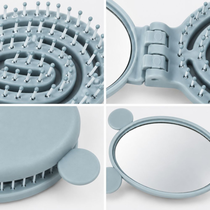 Hair Brush with Mirror