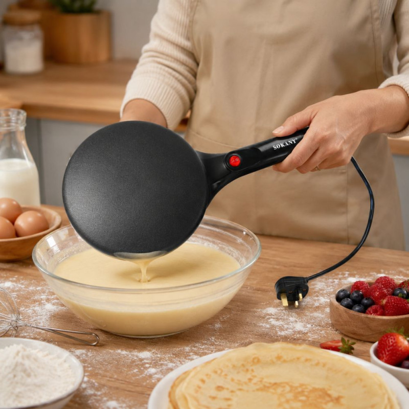 Electric Griddle - Black (39x7cm)