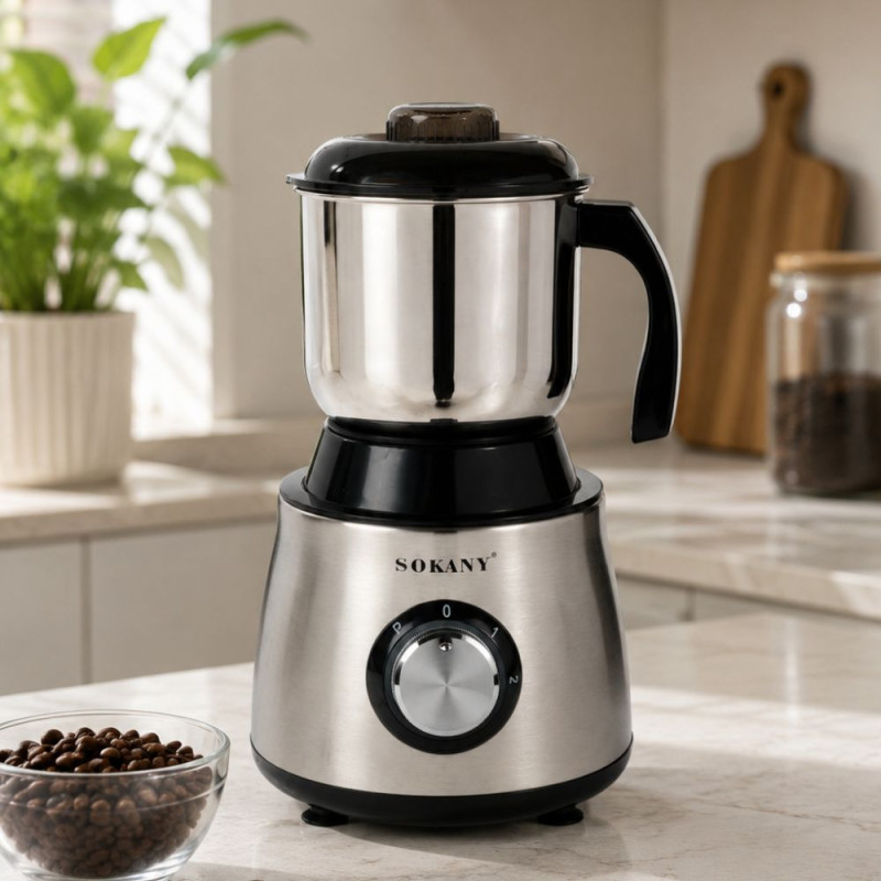 Sy Grinder – Silver Black (28.5x16.5cm)